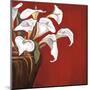 Callas on Red-Ann Parr-Mounted Giclee Print