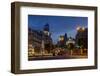 Calle De Alcala, Plaza De Cibeles, Madrid, Spain, Europe-Charles Bowman-Framed Photographic Print