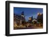 Calle De Alcala, Plaza De Cibeles, Madrid, Spain, Europe-Charles Bowman-Framed Photographic Print