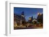 Calle De Alcala, Plaza De Cibeles, Madrid, Spain, Europe-Charles Bowman-Framed Photographic Print