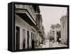 Calle De San Francisco, San Juan, P.R.-null-Framed Stretched Canvas