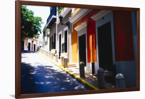 Calle Del Sol, Old San Juan; Puerto Rico-George Oze-Framed Photographic Print