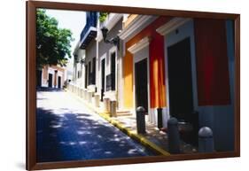 Calle Del Sol, Old San Juan; Puerto Rico-George Oze-Framed Photographic Print