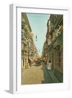 Calle Duque De Tetuan, Cadiz, Spain-null-Framed Art Print