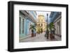 Calle Independencia Sur, Pedestrian Shopping Street, Leading to Colonia Espanola Building-Jane Sweeney-Framed Photographic Print