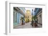 Calle Independencia Sur, Pedestrian Shopping Street, Leading to Colonia Espanola Building-Jane Sweeney-Framed Photographic Print