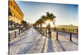 Calle Norzagaray Sunset Scenic-George Oze-Stretched Canvas