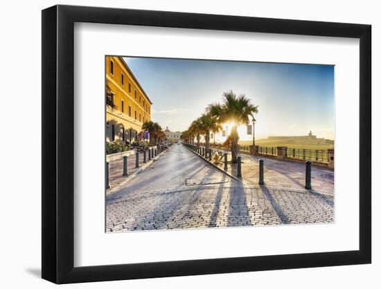 Calle Norzagaray Sunset Scenic-George Oze-Framed Photographic Print