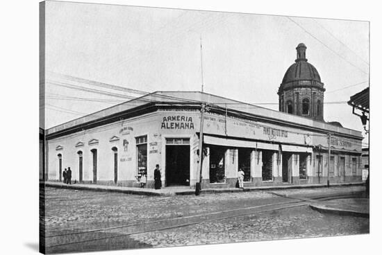 Calle Palmas, Asuncion, Paraguay, 1911-null-Stretched Canvas