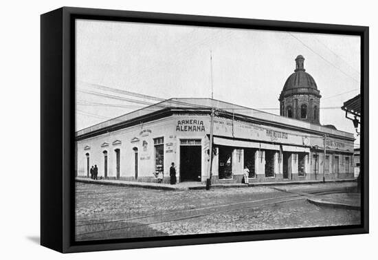 Calle Palmas, Asuncion, Paraguay, 1911-null-Framed Stretched Canvas