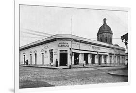 Calle Palmas, Asuncion, Paraguay, 1911-null-Framed Giclee Print