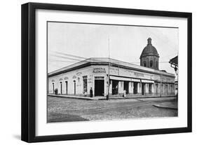Calle Palmas, Asuncion, Paraguay, 1911-null-Framed Premium Giclee Print