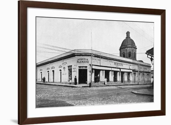 Calle Palmas, Asuncion, Paraguay, 1911-null-Framed Giclee Print