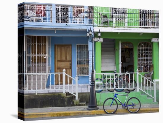 Calle Street in San Juan Del Sur, Department of Rivas, Nicaragua, Central America-Richard Cummins-Stretched Canvas
