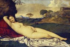 The Sleeping Venus, about 1510-Giorgio da Castelfranco, called Giorgione-Framed Giclee Print