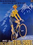 Poster Advertising 'Alcyon' Cycles with the Winners of Tour de France Faber-Michel, called Mich Liebeaux-Giclee Print