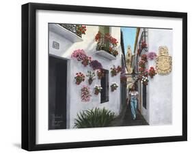 Calleje De Las Flores Cordoba-Richard Harpum-Framed Art Print