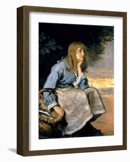 Caller Herrin'-John Everett Millais-Framed Giclee Print