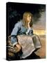 Caller Herrin'-John Everett Millais-Stretched Canvas