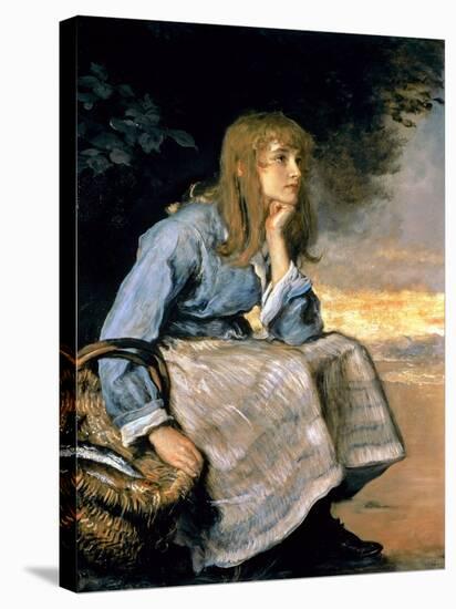 Caller Herrin'-John Everett Millais-Stretched Canvas