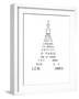 Calligram by French Poet Guillaume Apollinaire, 1918 : Eiffel Tower-null-Framed Photo