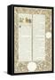 Calligraphic and Illuminated Manuscript, C.1871-1873 (Inks and Paint on Paper)-William Morris-Framed Stretched Canvas