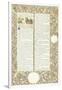 Calligraphic and Illuminated Manuscript, C.1871-1873 (Inks and Paint on Paper)-William Morris-Framed Giclee Print