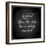 Calligraphic Lettering-Ozerina Anna-Framed Art Print