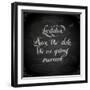 Calligraphic Lettering-Ozerina Anna-Framed Art Print