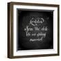 Calligraphic Lettering-Ozerina Anna-Framed Art Print