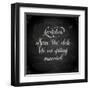 Calligraphic Lettering-Ozerina Anna-Framed Art Print