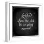 Calligraphic Lettering-Ozerina Anna-Framed Art Print