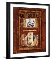 Calligraphie-Lucie Granetier-Framed Art Print