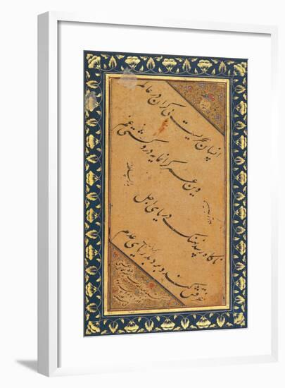 Calligraphy, 1605-6-Mir Emad Hassani-Framed Giclee Print