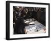 Calligraphy Artist in a Local Neighbourhood Hutong, Beijing, China-Kober Christian-Framed Photographic Print