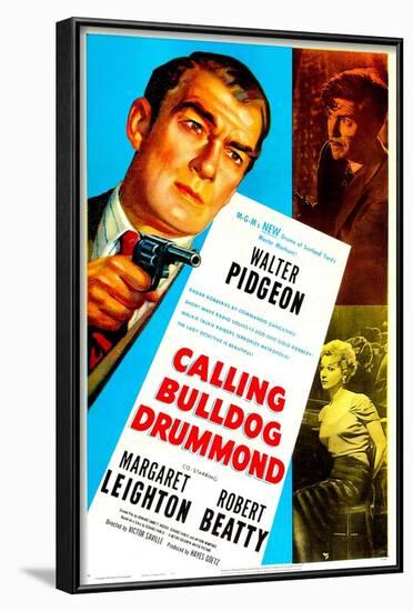 Calling Bulldog Drummond-null-Framed Art Print