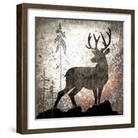 Calling Deer-LightBoxJournal-Framed Giclee Print