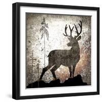 Calling Deer-LightBoxJournal-Framed Giclee Print