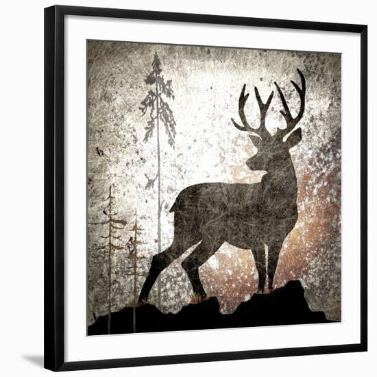 Calling Deer-LightBoxJournal-Framed Giclee Print