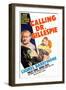 Calling Dr. Gillespie-null-Framed Art Print