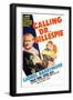 Calling Dr. Gillespie-null-Framed Art Print