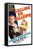 Calling Dr. Gillespie-null-Framed Stretched Canvas