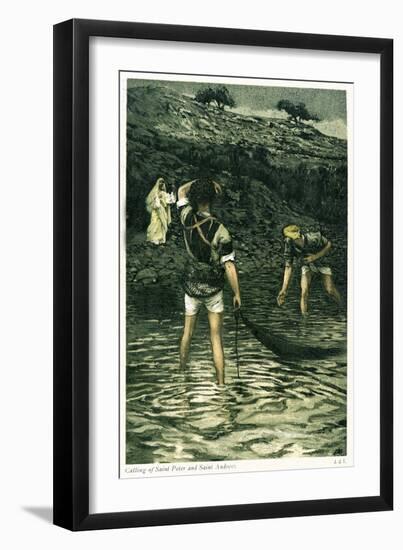 Calling of Saint Peter and Saint Andrew - Bible-James Jacques Joseph Tissot-Framed Giclee Print