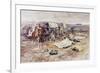 Calling the Horses-Charles Marion Russell-Framed Giclee Print