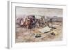 Calling the Horses-Charles Marion Russell-Framed Giclee Print