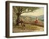 Calling to the Valley (Oil on Canvas)-Henry Herbert La Thangue-Framed Giclee Print