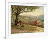 Calling to the Valley (Oil on Canvas)-Henry Herbert La Thangue-Framed Giclee Print