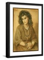 Calliope Coronio, Dated 1869-Dante Gabriel Rossetti-Framed Giclee Print