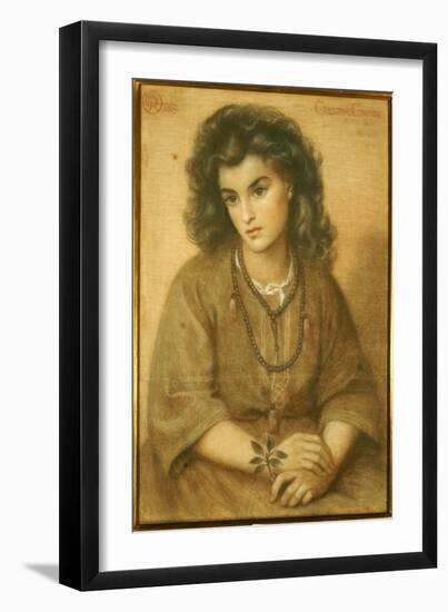 Calliope Coronio, Dated 1869-Dante Gabriel Rossetti-Framed Giclee Print