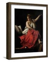 Calliope, Muse of Epic Poetry-Giovanni Baglione-Framed Giclee Print